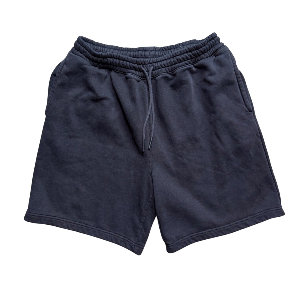 LCKR Shorts Mens Large Black Fleece Lined Sweat Shorts EUC